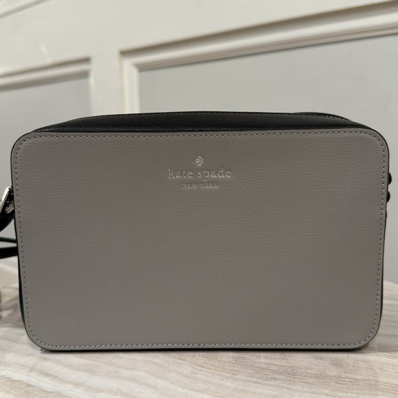 Kate Spade Bag Sienna Gray Black Colorblock Camera Crossbody - Picture 4 of 17